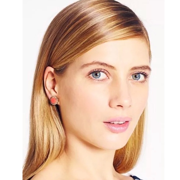 KATE SPADE • Secret Garden Orange Earrings - Picture 2 of 4